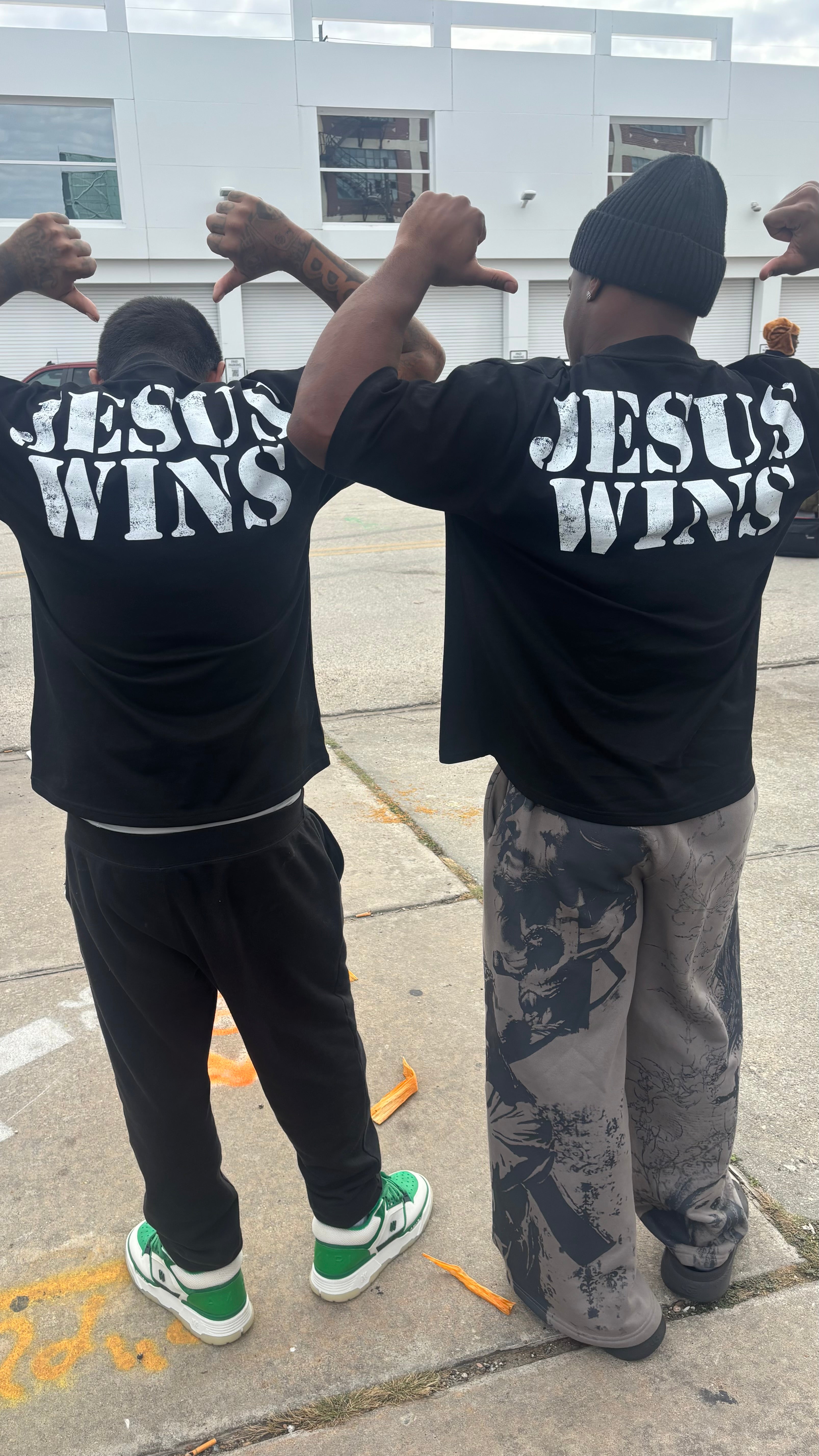 Jesus wins Boxy T-Shirt